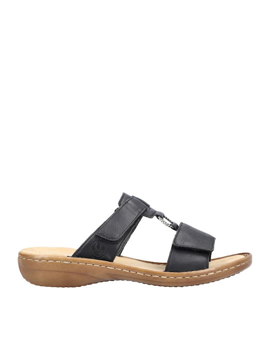 Women's Flat Sandals in Black Color