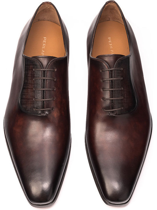 Handgefertigt Leder Herrenschuhe Tabac Braun