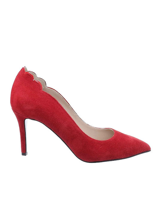 Boxer Anatomic Leather Pointed Toe Red Heels