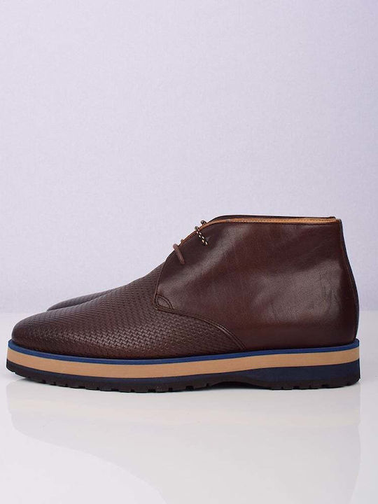 Leather Brown Men's Boots 90-6350-9231-1