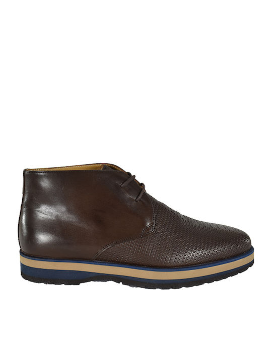 Leather Brown Men's Boots 90-6350-9231-1