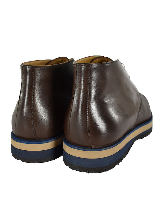 Leather Brown Men's Boots 90-6350-9231-1