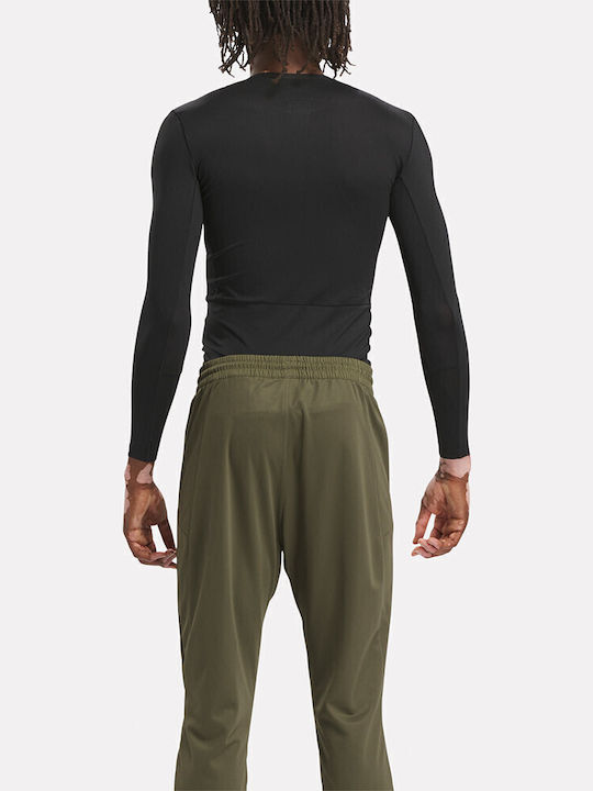 Reebok Compression Herren Thermo Langarmshirt Kompression Schwarz