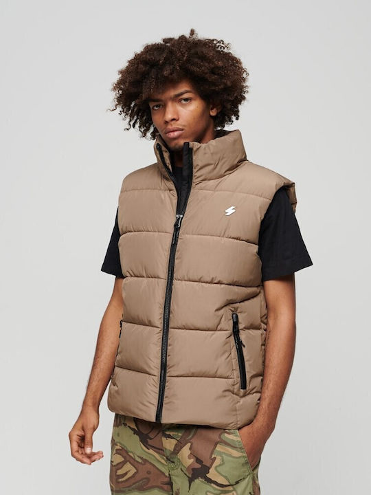 Superdry Geacă Puffer Maro