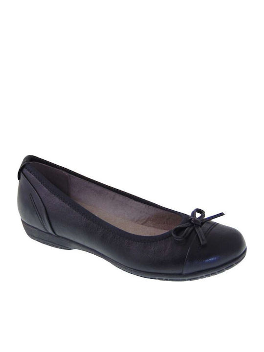 Jana Anatomic Ballerinas Black