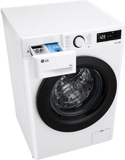 LG Πλυντήριο Ρούχων 10kg με Τεχνολογία Ατμού 1400 Στροφών TurboWash F4WR510S0W