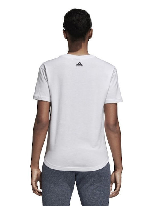 Adidas Sid Vibe Γυναικείο Αθλητικό T-shirt Λευκό