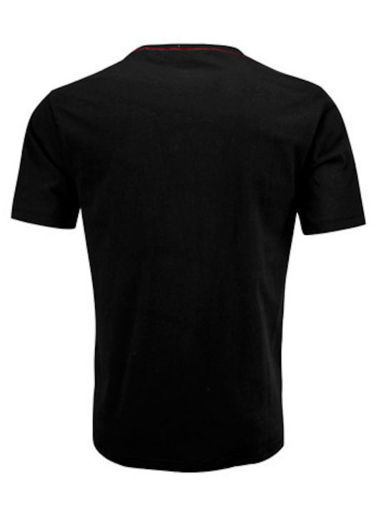 Lonsdale Hadley Men's Athletic T-shirt Short Sleeve Black