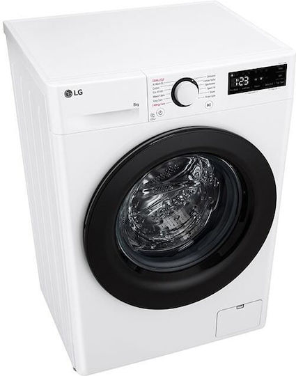 LG Пералня 8кг с Парна Технология 1200 Оборота AI DD F2WR508SBW