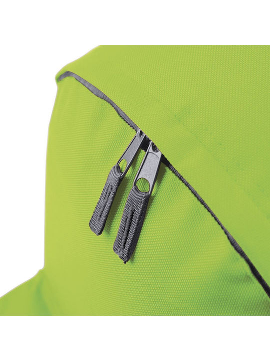 BagBase Lime Green / Graphite Grey 14Es Grün