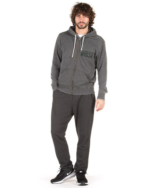 BodyTalk 172-958222 Men's Sweatshirt Jacket with Hood and Pockets Rainforest 172-958222-00623