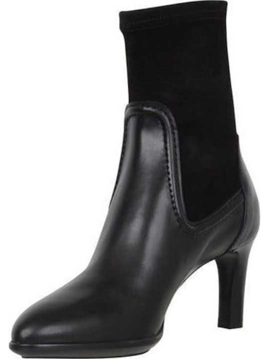 Women's Medium Heel Boots Black