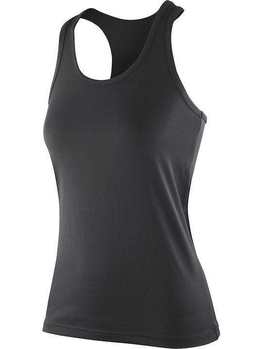 Softex S281F Bluza Damă Sport Fără Mâneci Neagră