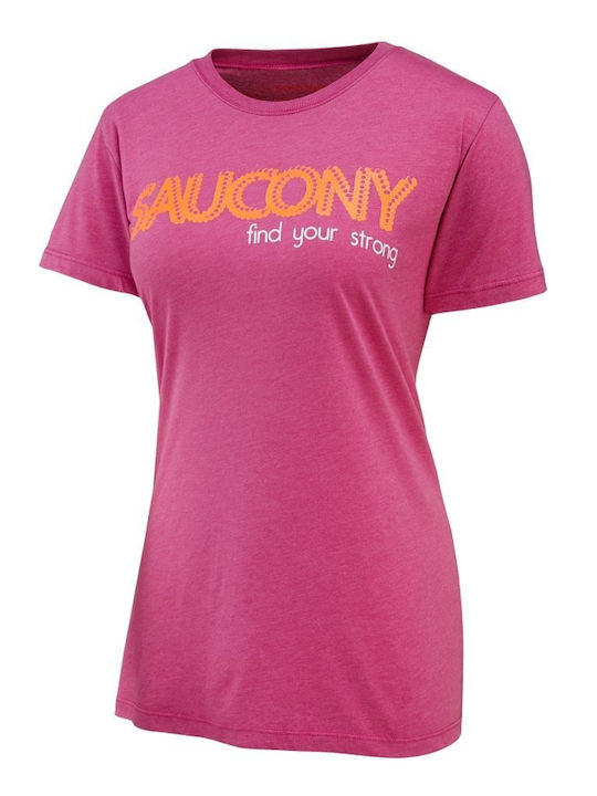 Saucony Graphic T-Shirt Pink