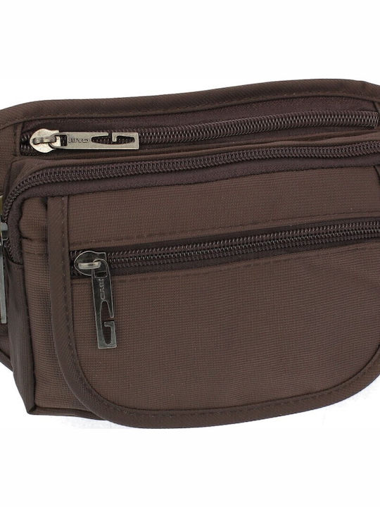 Herren Bum Bag Taille Braun