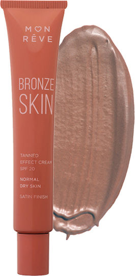 Mon Reve Bronze Skin Light Cream Face Day Tinted and SPF20 30ml