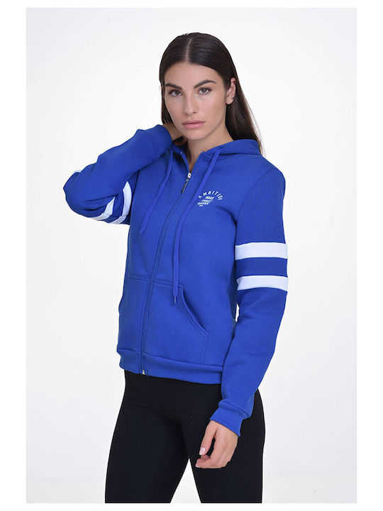 Target Jachetă Hanorac pentru Femei Cu glugă Albastru