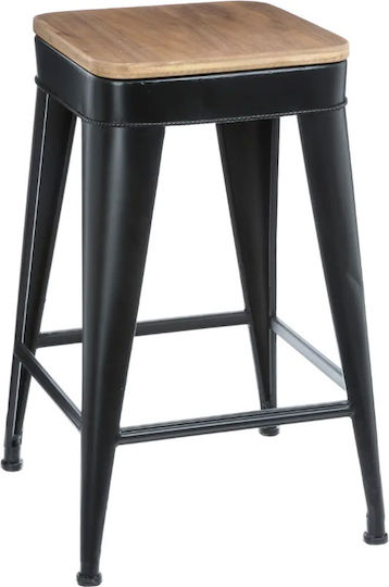 Hocker Bar Metall Joris Schwarz 38x38x60cm