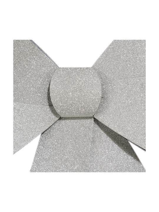 A-s Στολίδι Φιόγκος Πλαστικός Γκρι 30x23cm