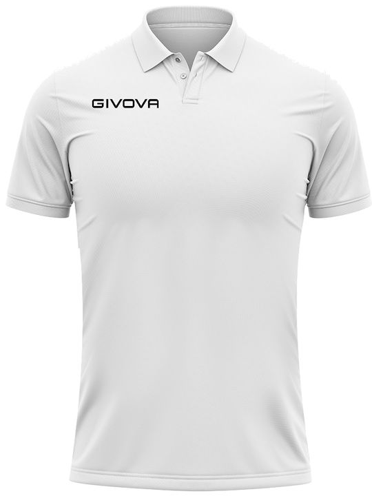 Givova Polo Summer Polo Μπλούζα Λευκή