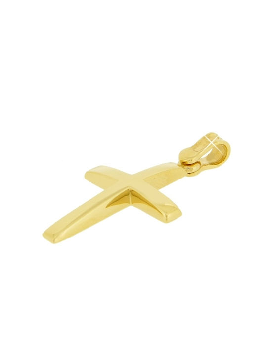 Xrisokosmima Herren Gold Kreuz 14K