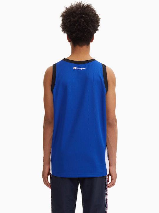 Champion Reverse Tank Top Herren T-Shirt Kurzarm Blau