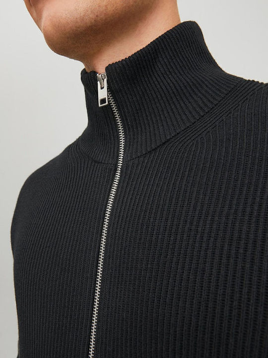 Men's Knitted Cardigan Black