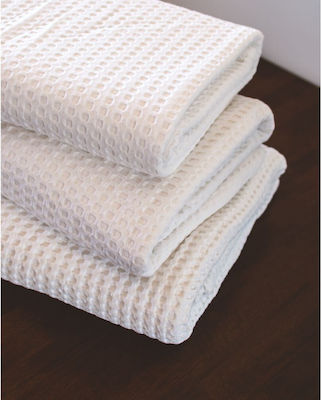 Linea Interiors Single Hotel Blanket Hotel Pique Blanket White 160x240cm