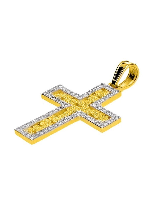 Xrisokosmima Women's Gold Cross 14K with Chain