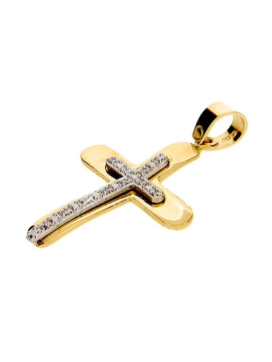 Xrisokosmima Women's Gold Cross 14K with Chain