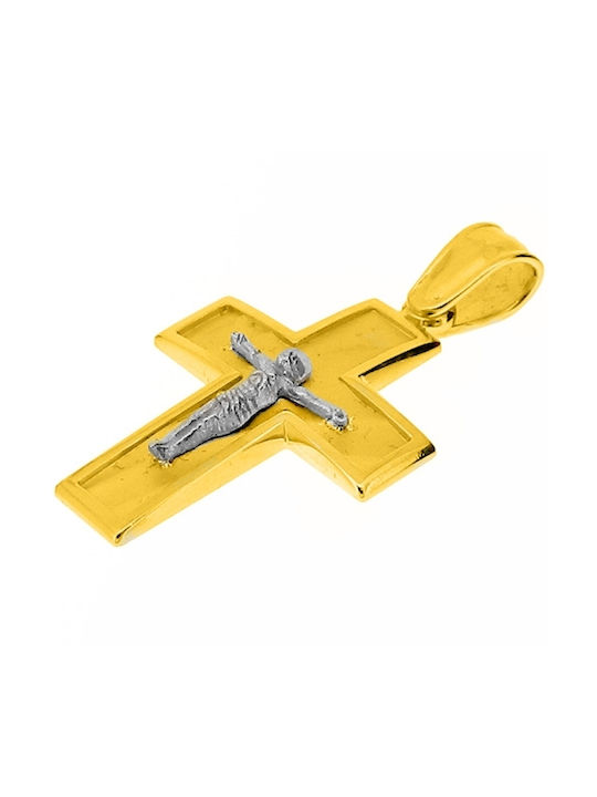 Xrisokosmima Herren Gold Kreuz 9K