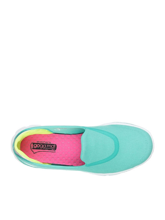 Go Walk 3 Spring Lite Slip-On-uri Pentru Femei Verzi