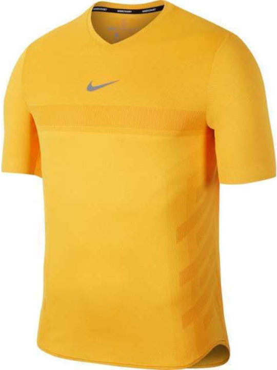 Nike Bluza De Tenis Bărbați Galben Court AeroReact Rafa 888206-845