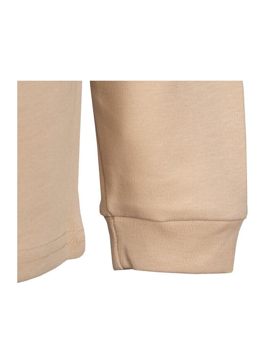 Kinderhemd Langarm Beige