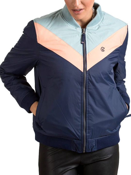 Women's Short Bomber Jacket for Winter