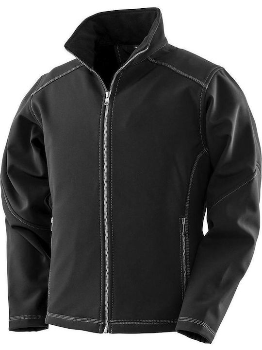 Treble Stitch Softshell Γυναικείο Μπουφάν Μαύρο