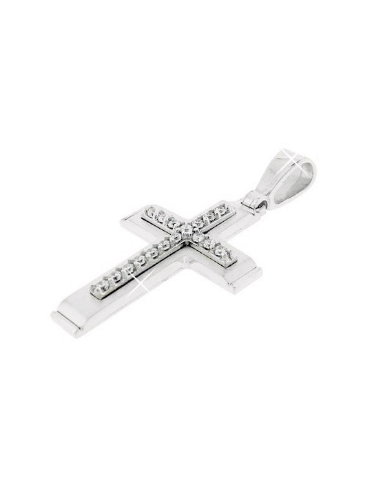 Xrisokosmima Women's White Gold Cross 14K