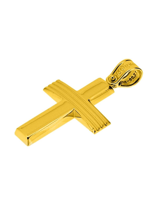 Xrisokosmima Men's Gold Cross 14K with Chain