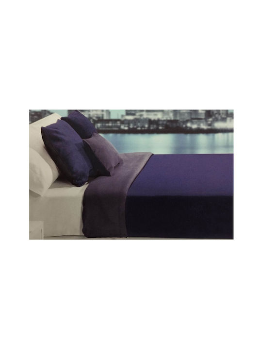 Manterol Casa Trendy Blanket Spain Fleece Double 230x240cm Lilac/Pink