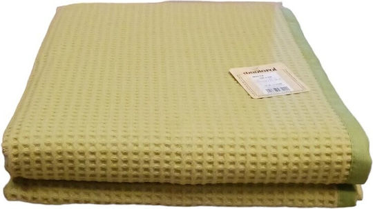 Manterol Casa Malta 001 Κουβέρτα Πικέ Μονή 160x240εκ. Τιρκουάζ