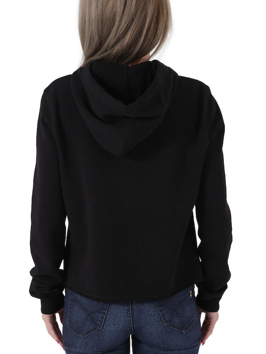 2nd Skin SSL444-6217 Black Women's Hooded Fleece Sweatshirt Black