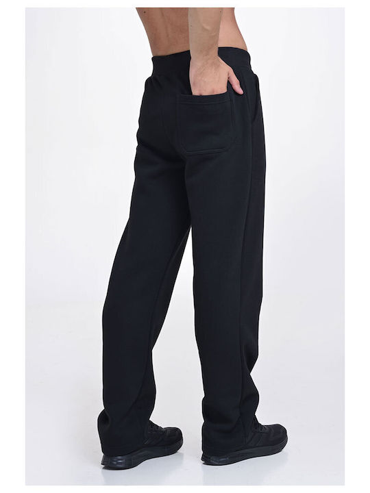 Target Men's Fleece Sweatpants with Rubber Black