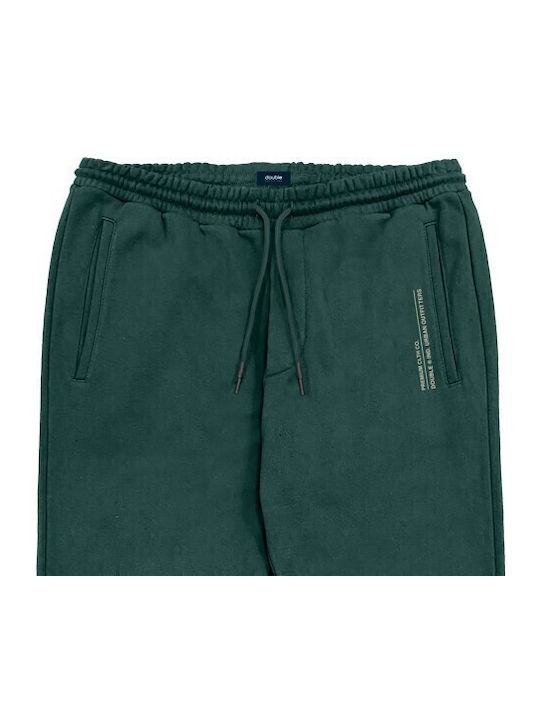 Pantaloni de trening cu Elastic Forest Green