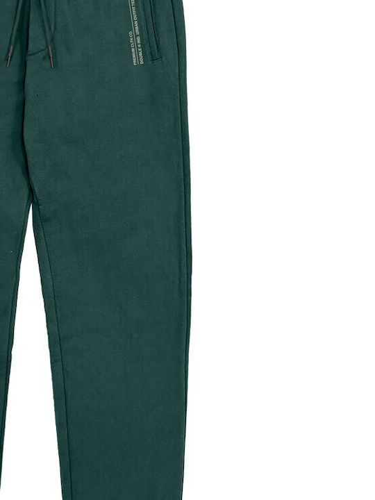 Pantaloni de trening cu Elastic Forest Green