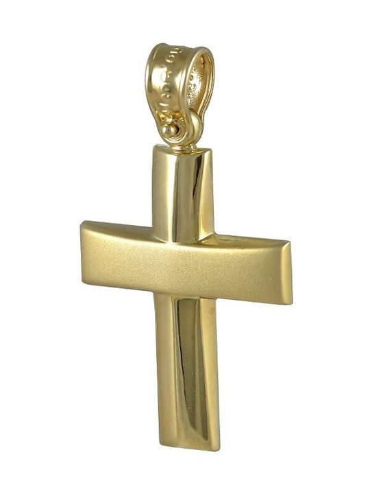 Men's Gold Cross 14K