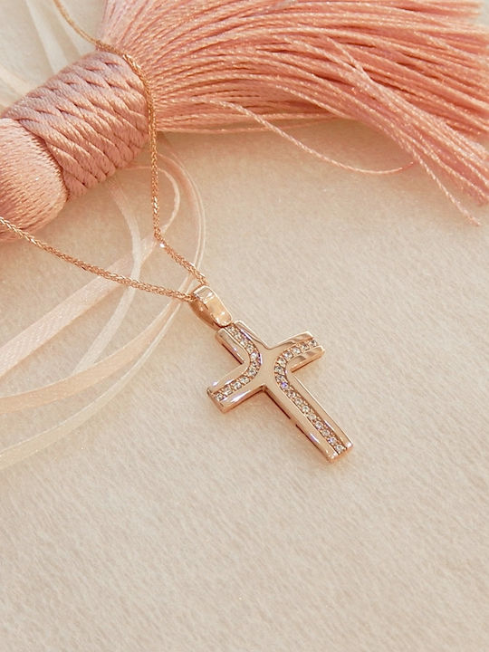 Art d or Damen Kreuz mit Kette