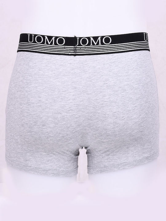 Uomo BO287 Men's Boxers Grey / Blue 2Pack