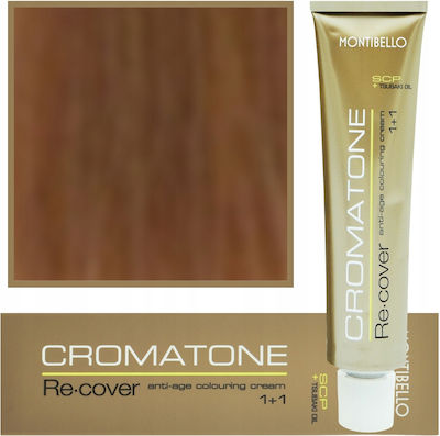 Montibello Cromatone Re.cover Anti-Age Vopsea de Păr 7.32 Scorțișoară de aur 60ml