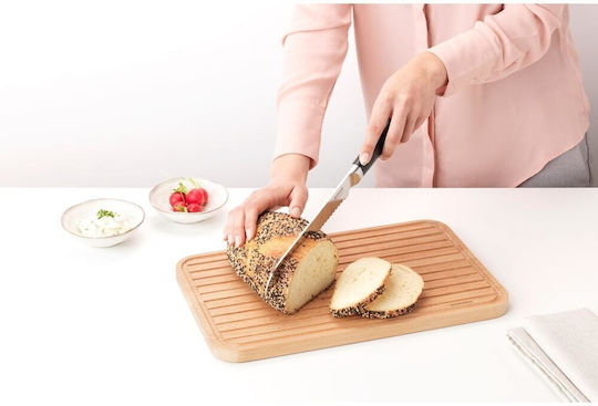 Brabantia Επιφάνεια Κοπής για Ψωμί Ξύλινη Πράσινη 40x25cm