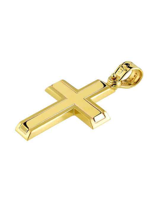 Men's Gold Cross 14K with Chain